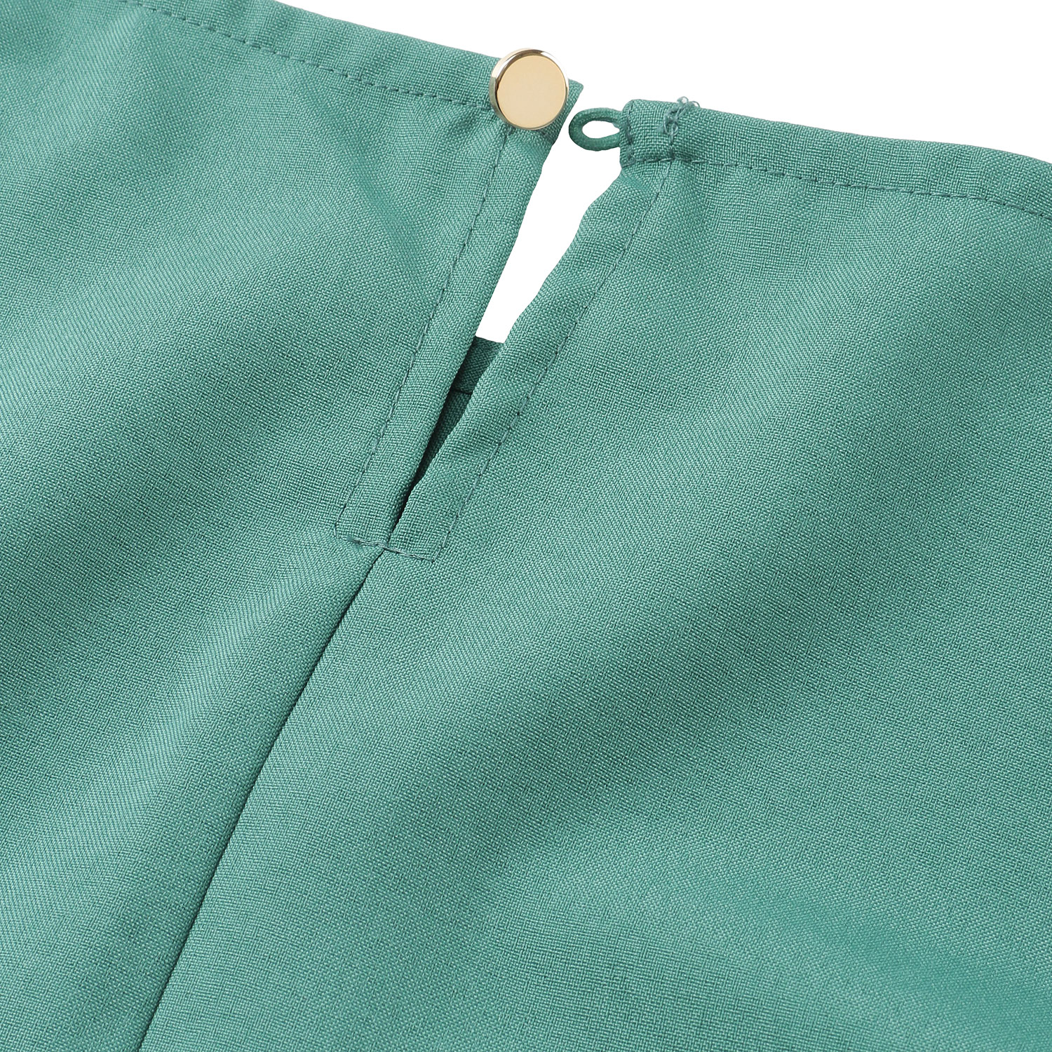 リネンライク袖パールブラウス - 画像8