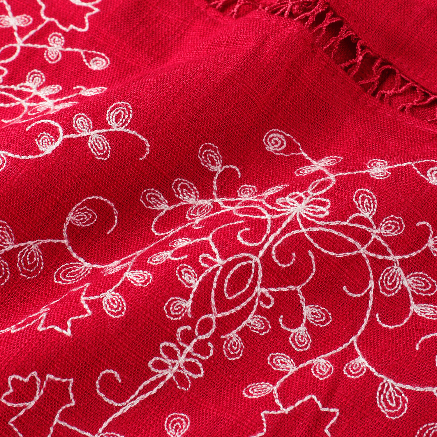 麻混梯子レース刺繍プルオーバー - 画像7