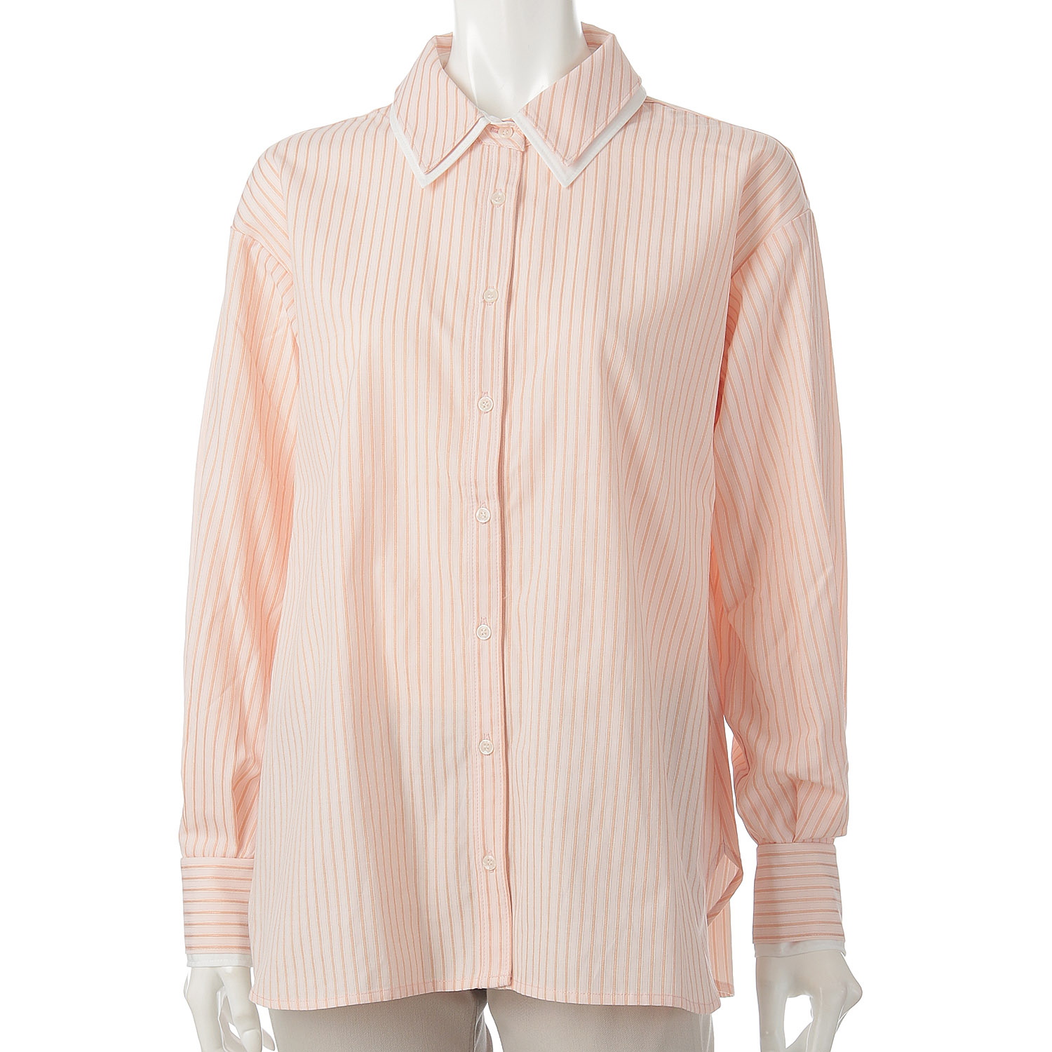 レイヤードデザインシャツ