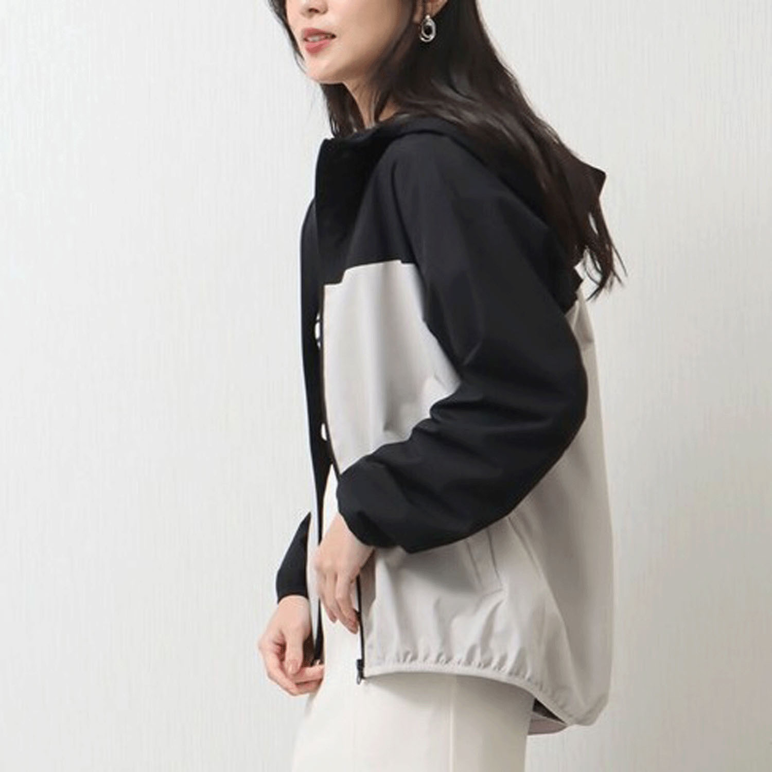 【お取寄せ】 マーブルワルツ 防風撥水配色ブルゾン - 画像6