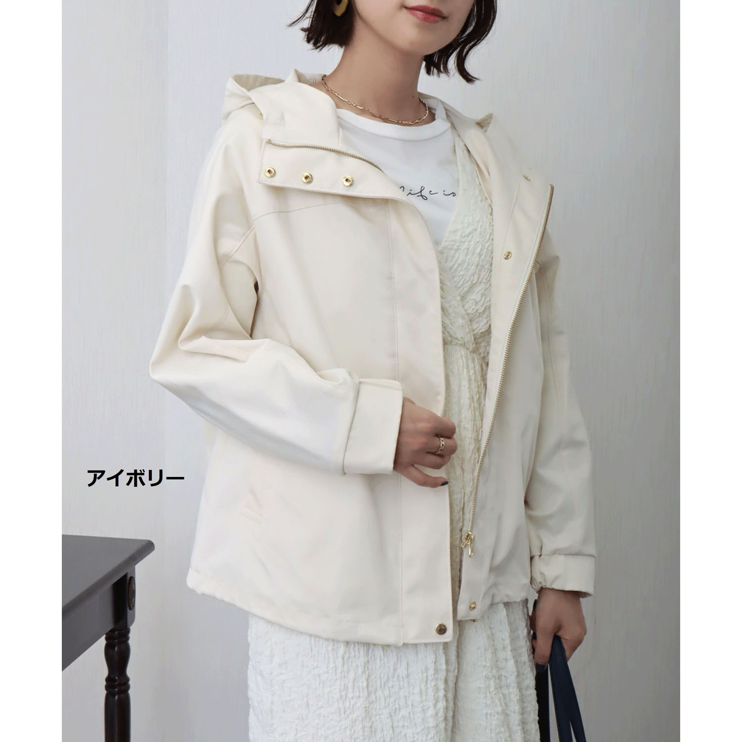 【お取り寄せ】 マーブルワルツ ツイルテフロン加工パーカー - 画像2