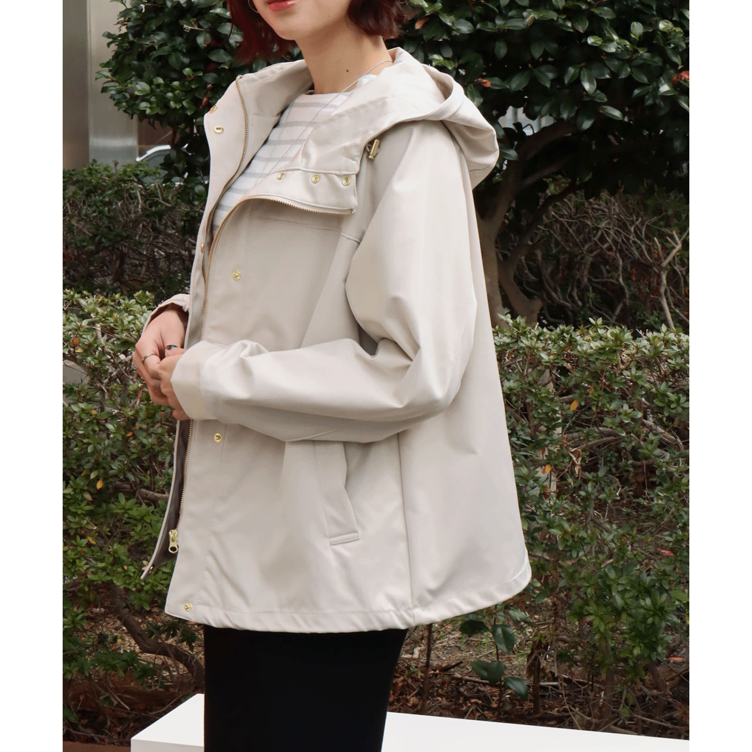 【お取り寄せ】 マーブルワルツ ツイルテフロン加工パーカー - 画像6