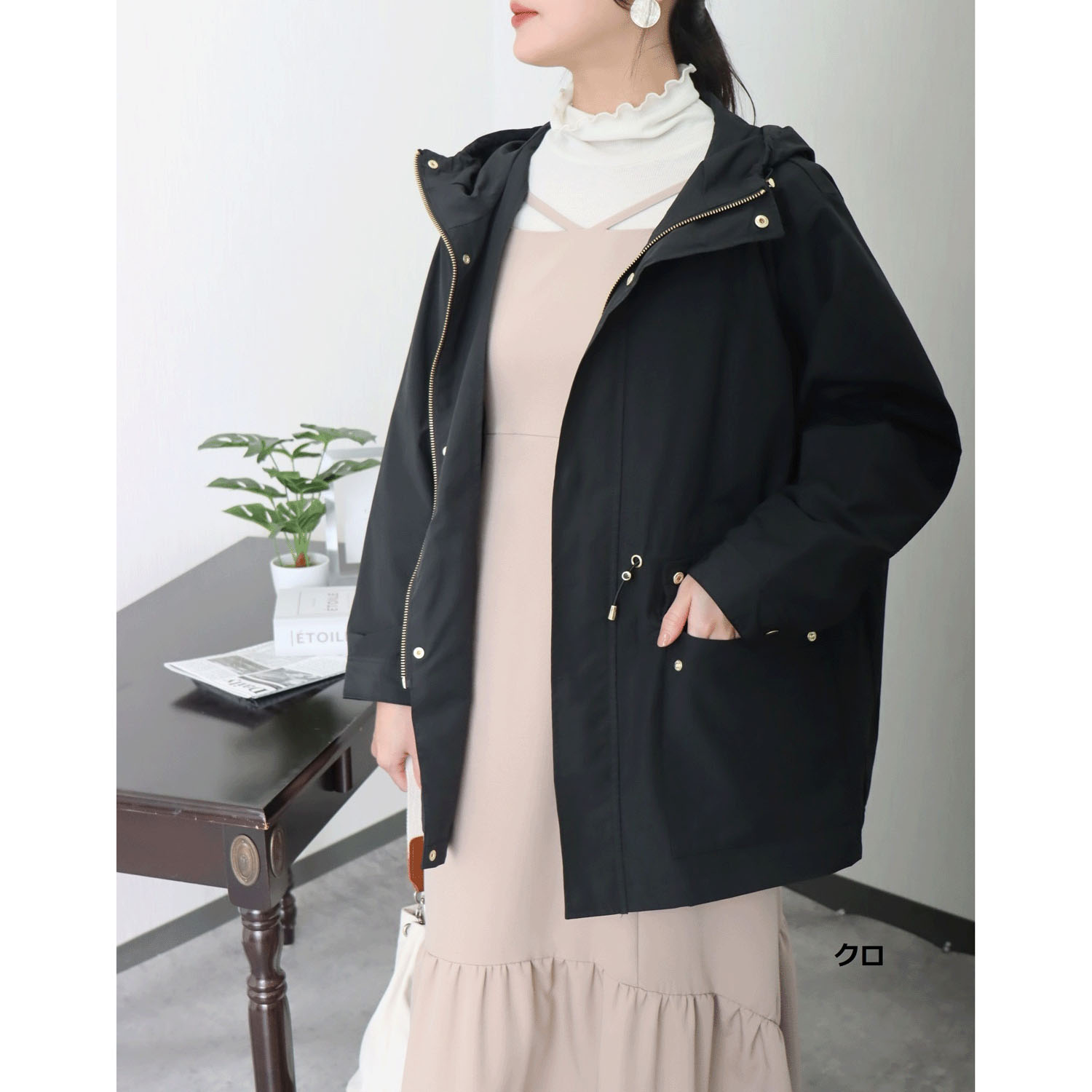 【お取寄せ】 マーブルワルツ NC撥水ワークポケットパーカー - 画像2