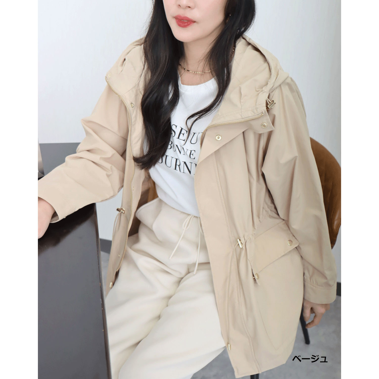 【お取寄せ】 マーブルワルツ NC撥水ワークポケットパーカー - 画像5