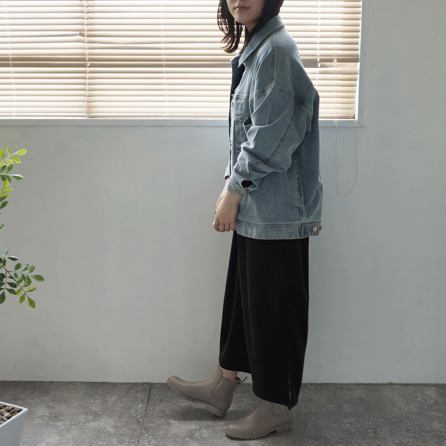 【ETONET限定】Emma ルーズデニムジャケット - 画像12