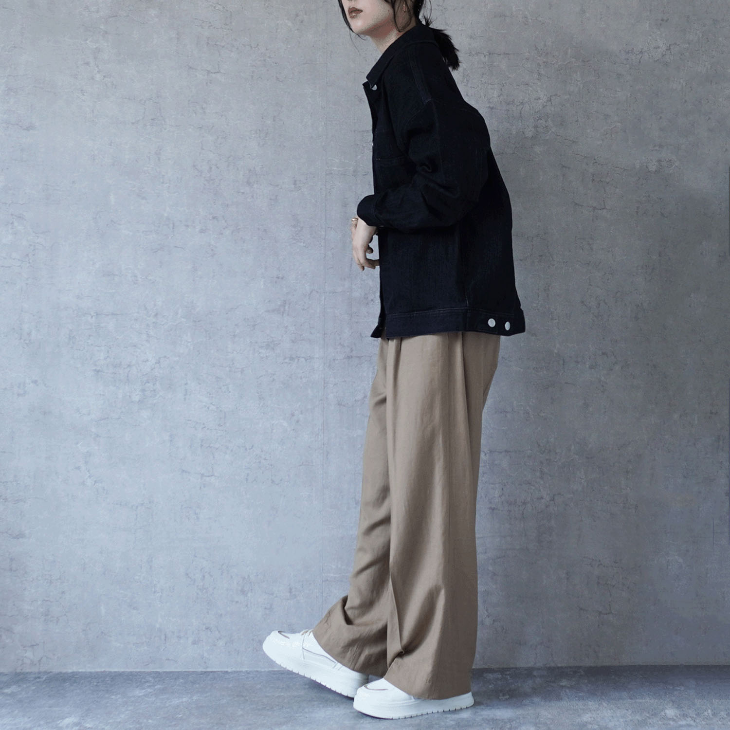 【ETONET限定】Emma ルーズデニムジャケット - 画像9