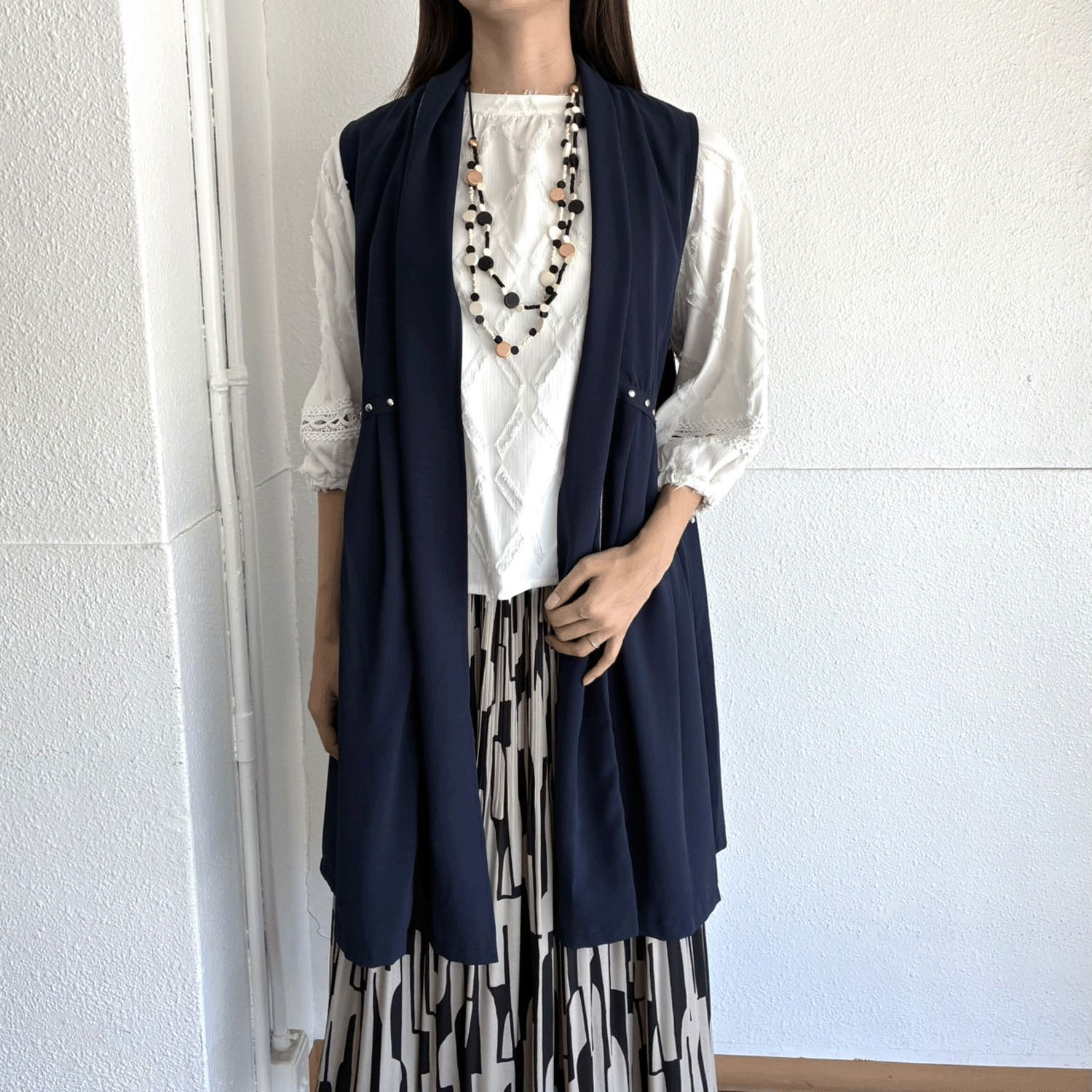 【Insta Live】ロングベスト - 画像8