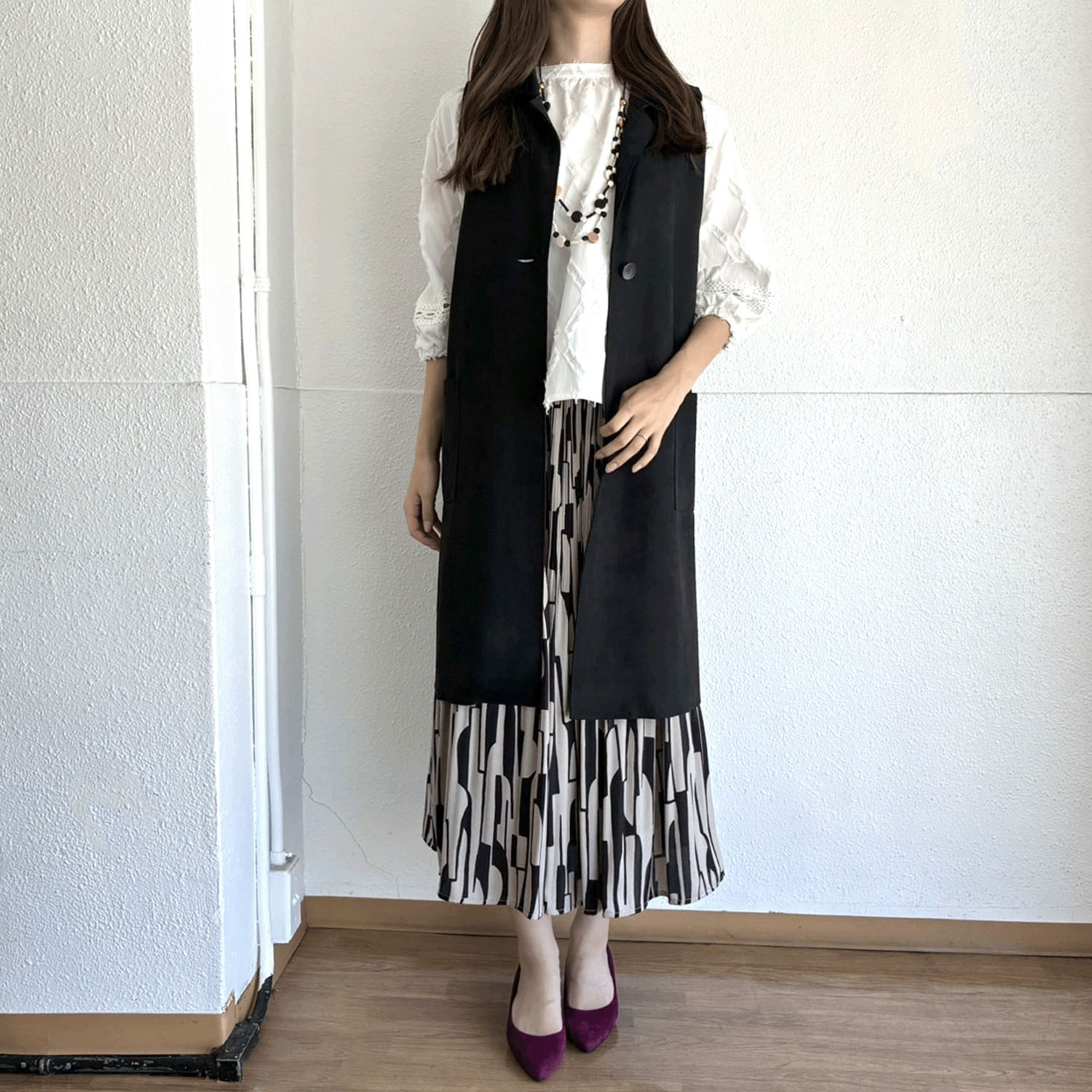 【Insta Live】ストレッチスエードベスト - 画像2