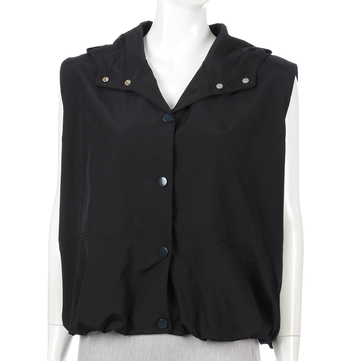 【Insta Live】フード付きバルーンベスト - 画像2