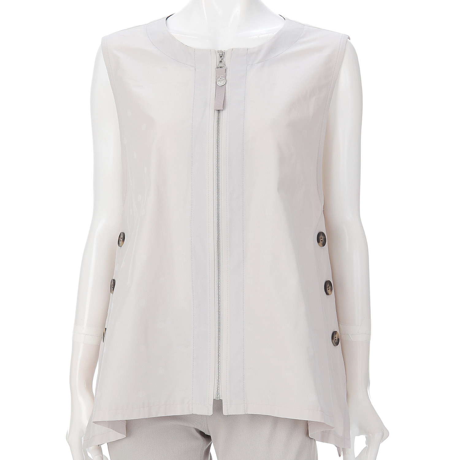 水玉ジャガードベスト - 画像2