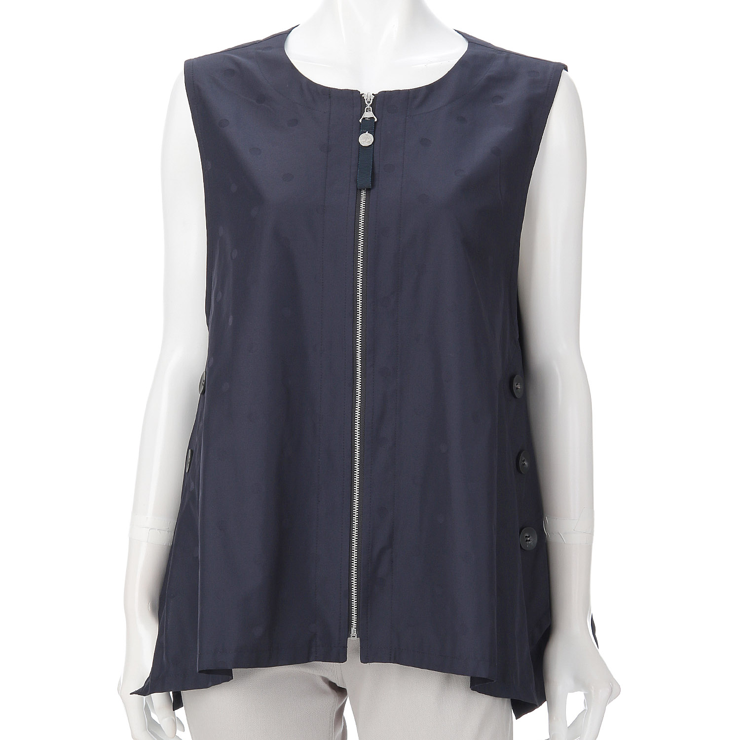 水玉ジャガードベスト - 画像8