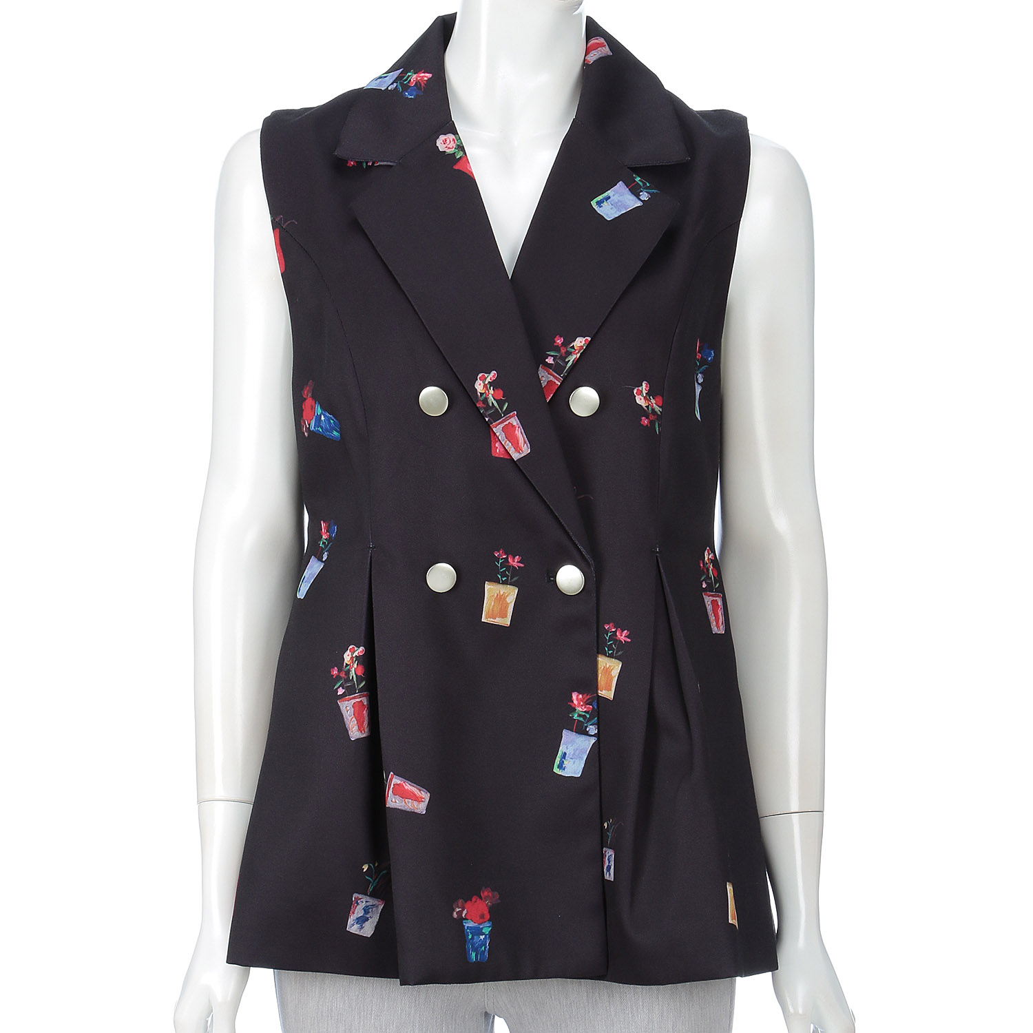 VERITE アーティスティック・ダブルペプラムジレ - 画像5