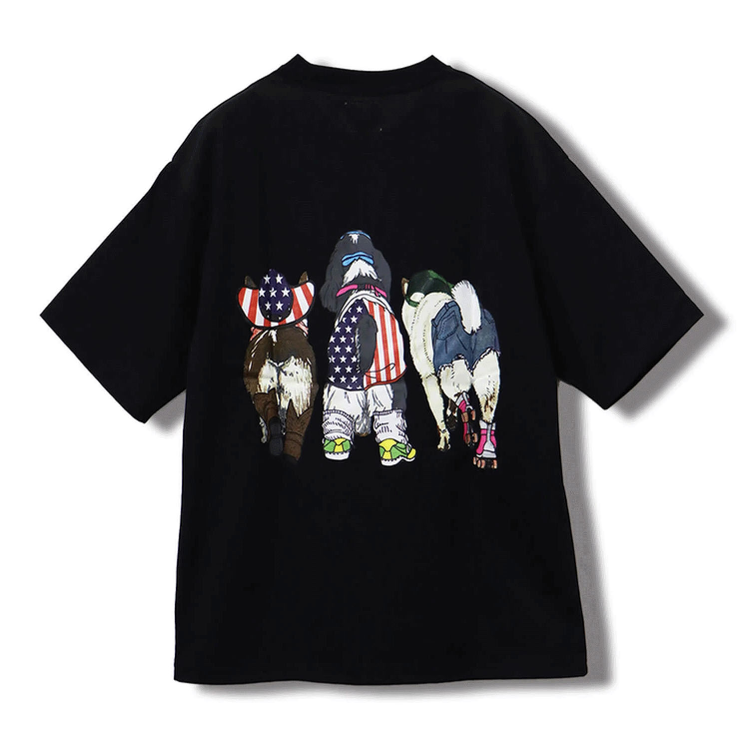 CORISCO Animal Village 前後プリントイヌTシャツ - 画像12