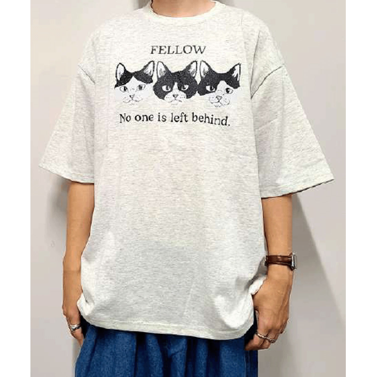【Insta Live】CORISCO Animal Village ネコ3匹Tシャツ