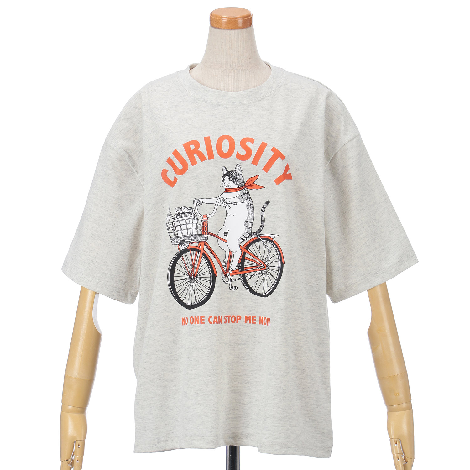 CORISCO Animal Village 自転車に乗ったネコTシャツ - 画像5