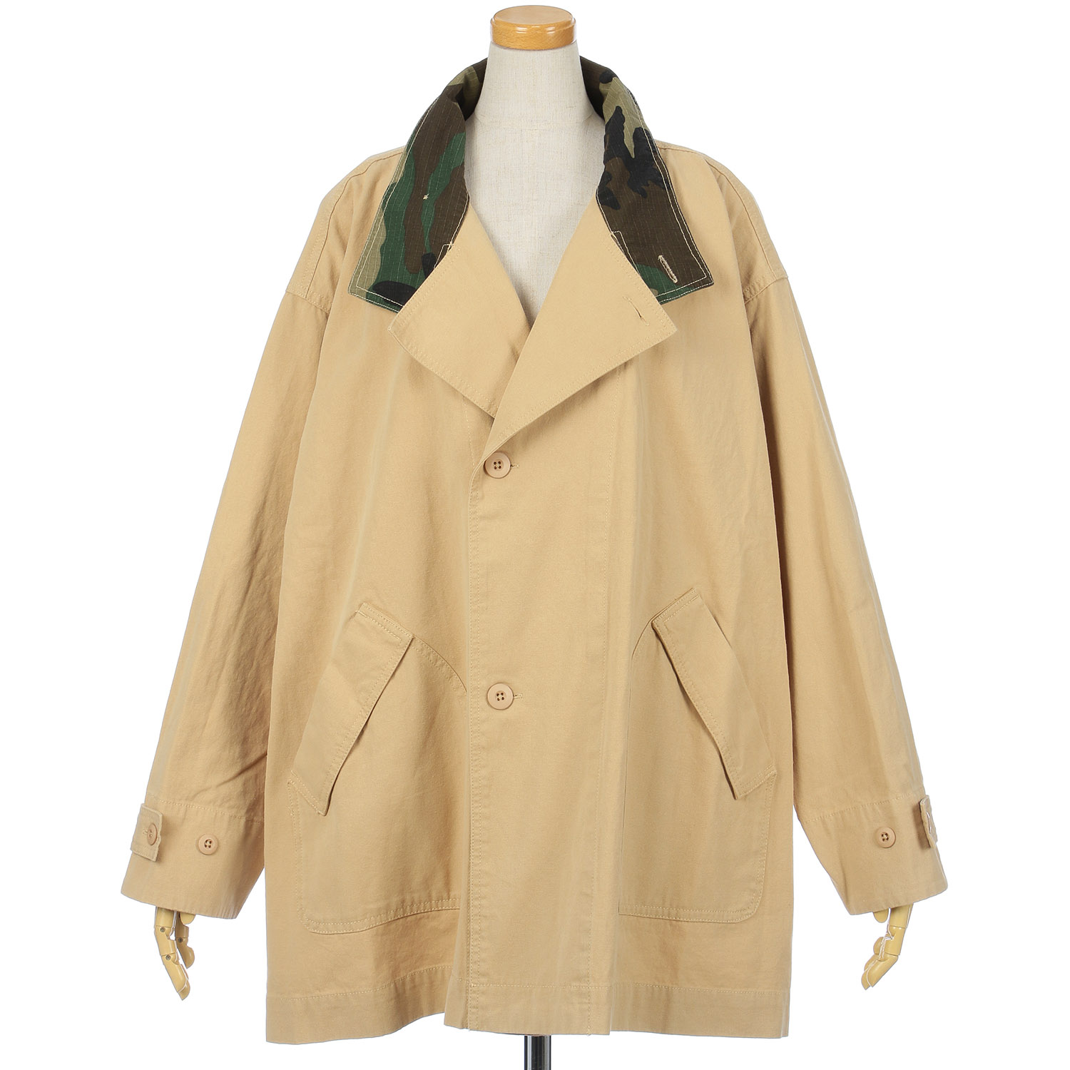 GENTIL 配色迷彩ジャケット - 画像3