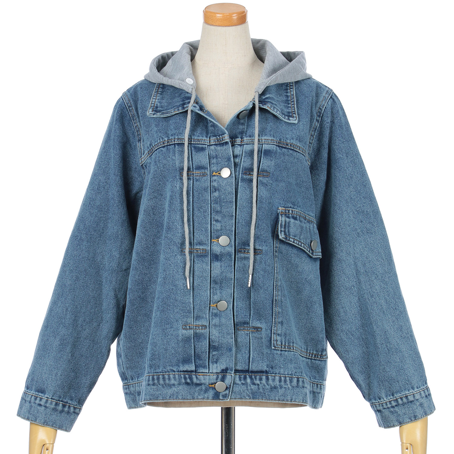 【Insta Live】GENTIL 取り外しフード付Gジャン - 画像7