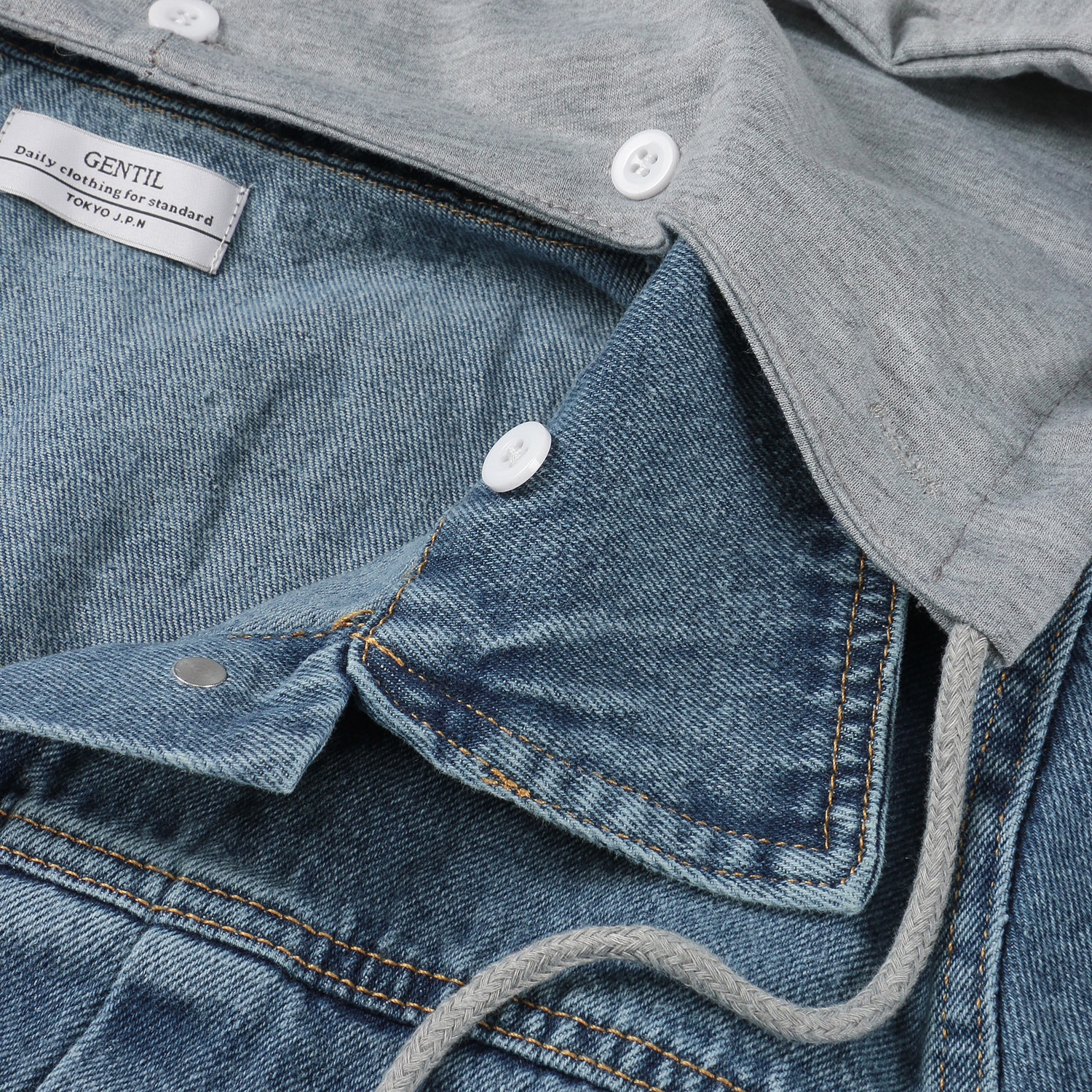 【Insta Live】GENTIL 取り外しフード付Gジャン - 画像9