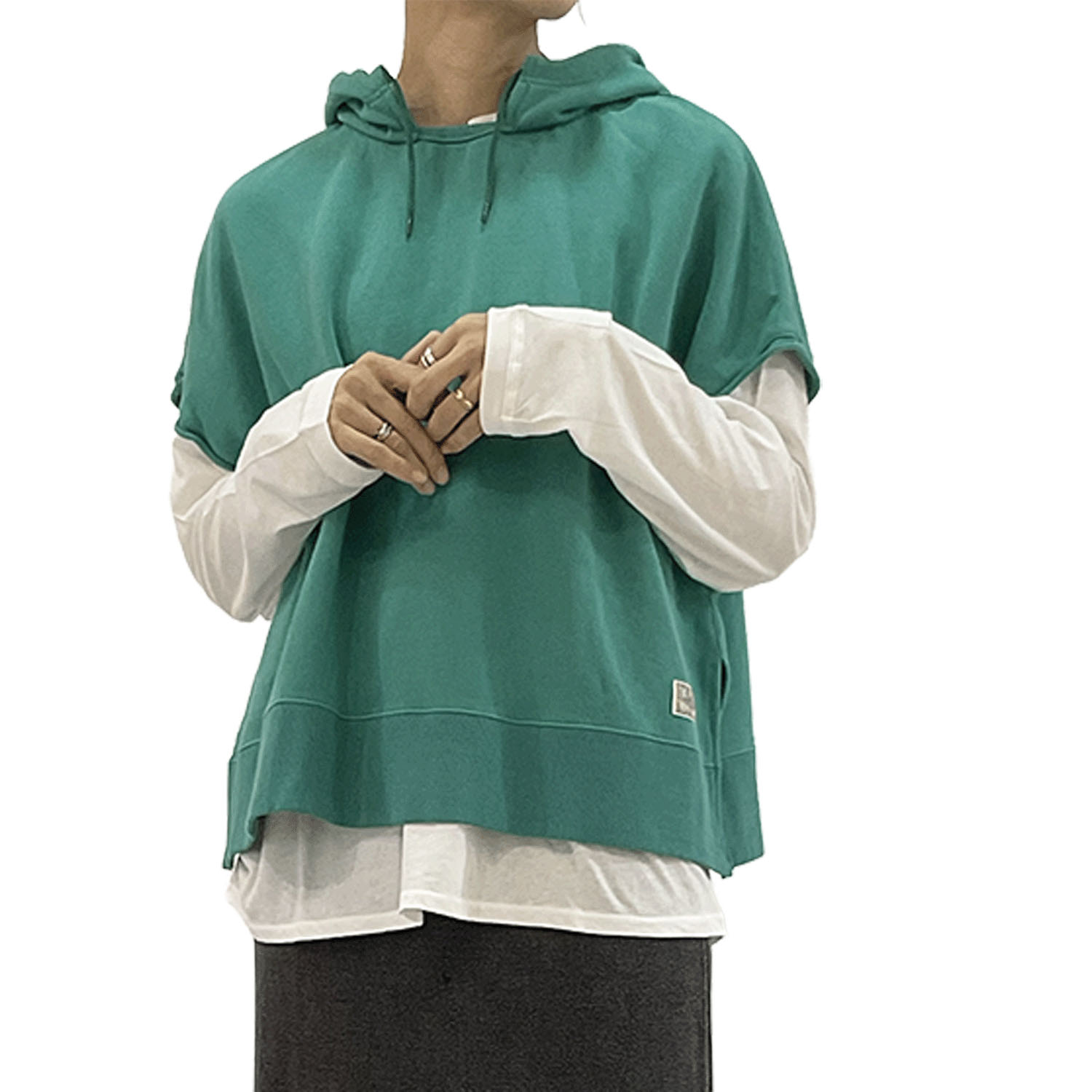 【Insta Live】GENTIL 裏毛フード付べスト