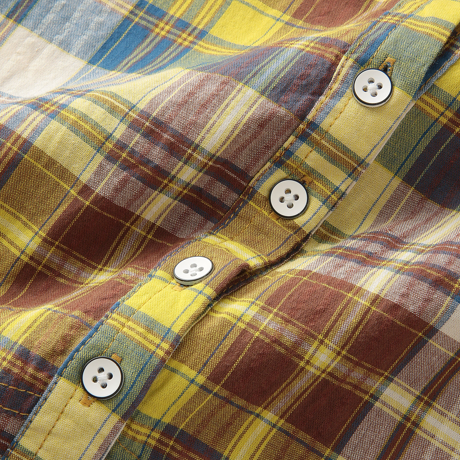 GENTIL マドラスチェックポケットシャツ - 画像7