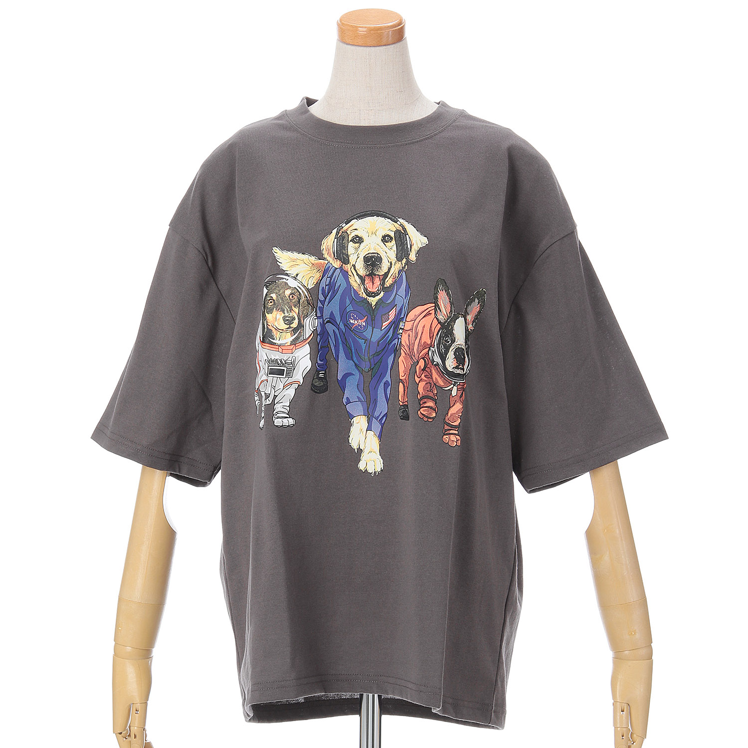 CORISCO Animal Village  イヌTシャツ 宇宙 - 画像5