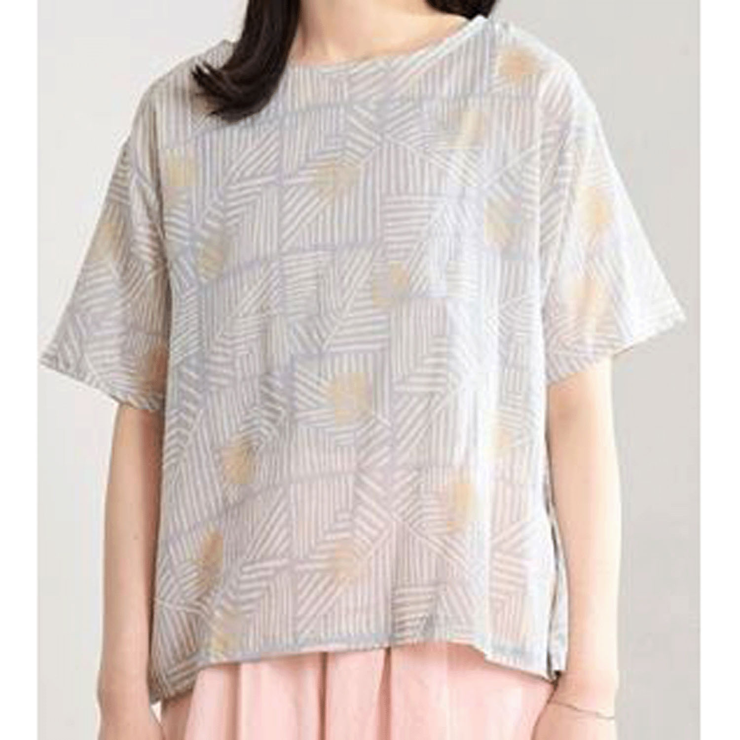 LittleMarke tボールストライププルオーバー