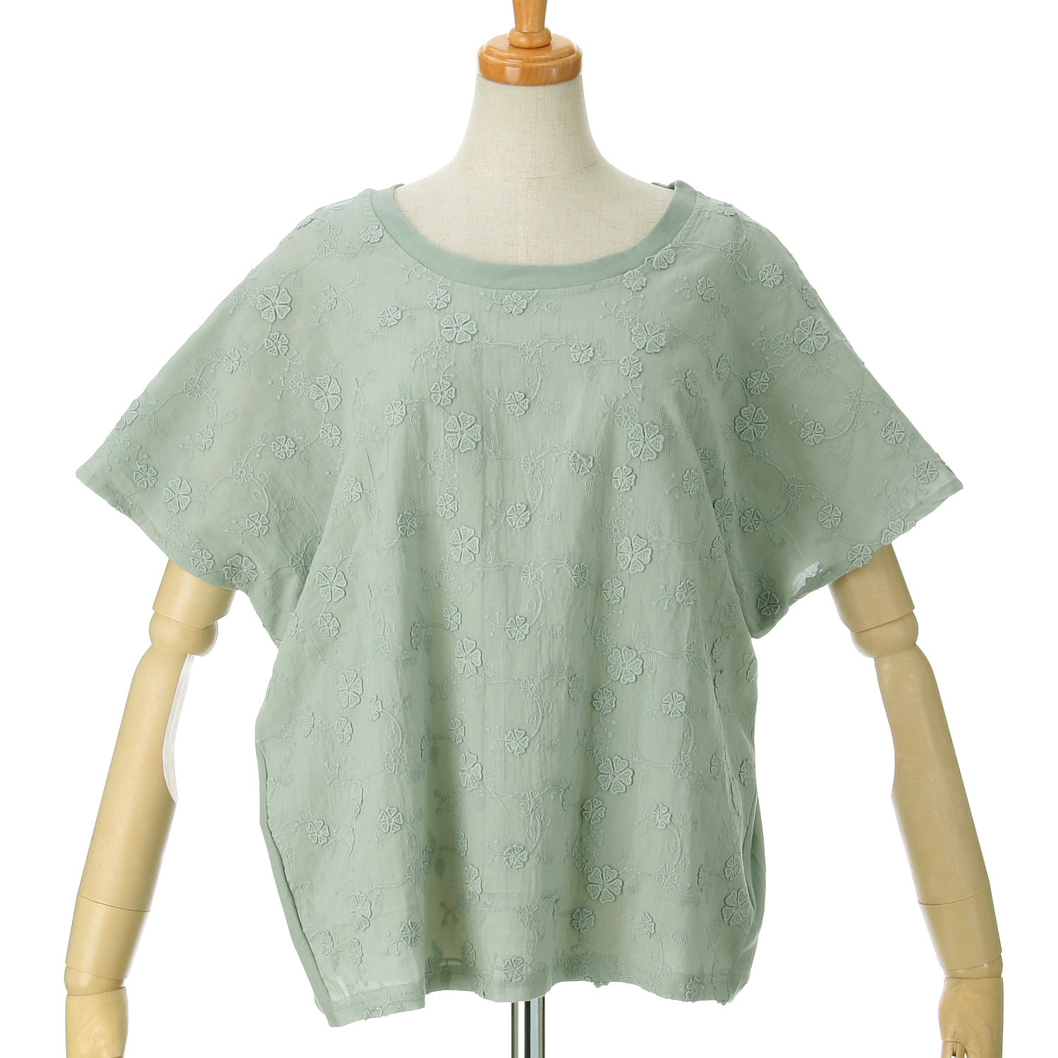 LittleMarket フラワーレリーフプルオーバー - 画像1