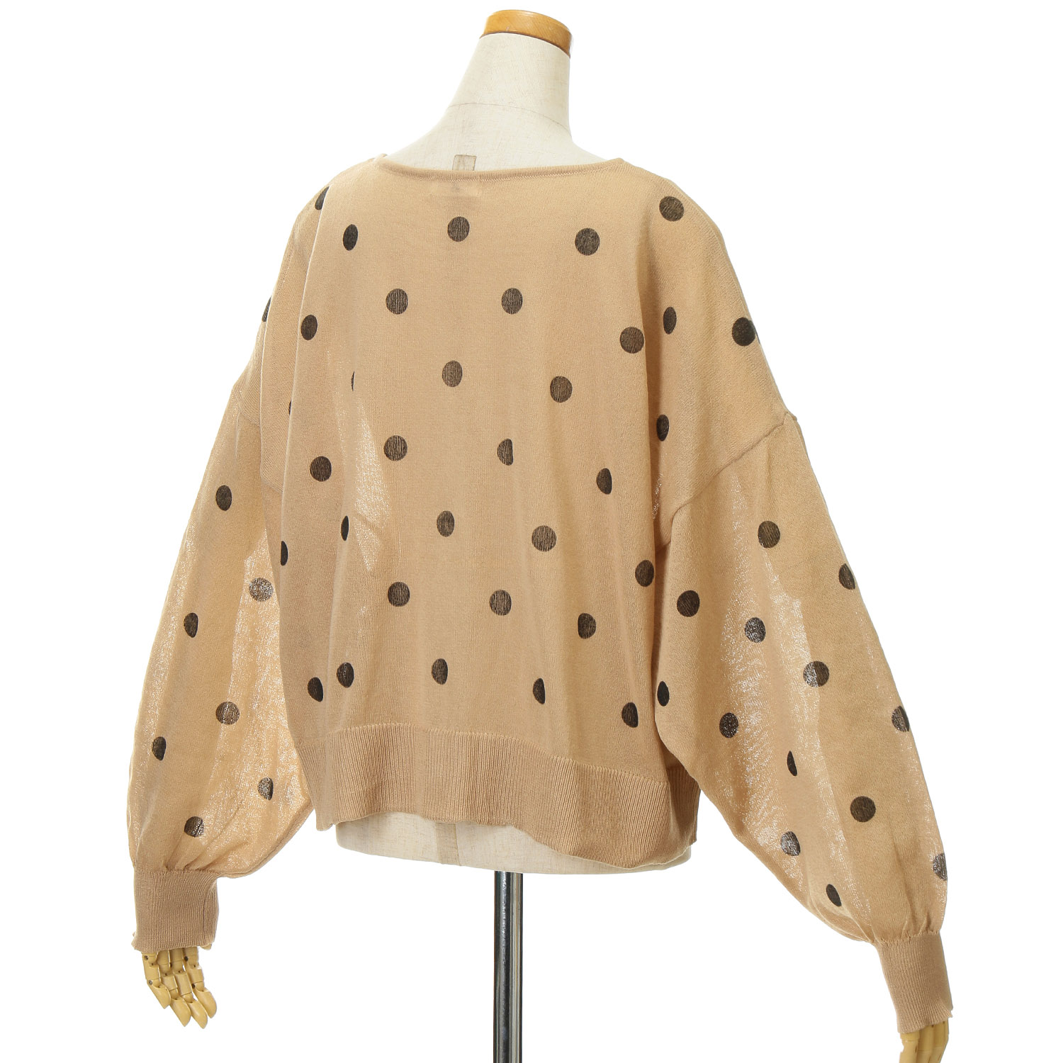 Amitie シアードットカーディガン - 画像4