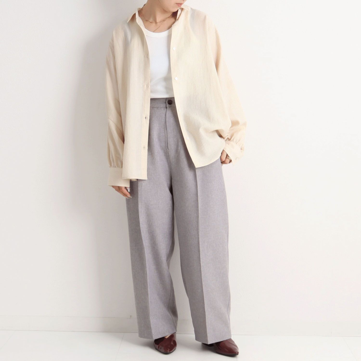 【Insta Live】MAFRAIS ソフトフライスBASIC5分袖TEE - 画像7