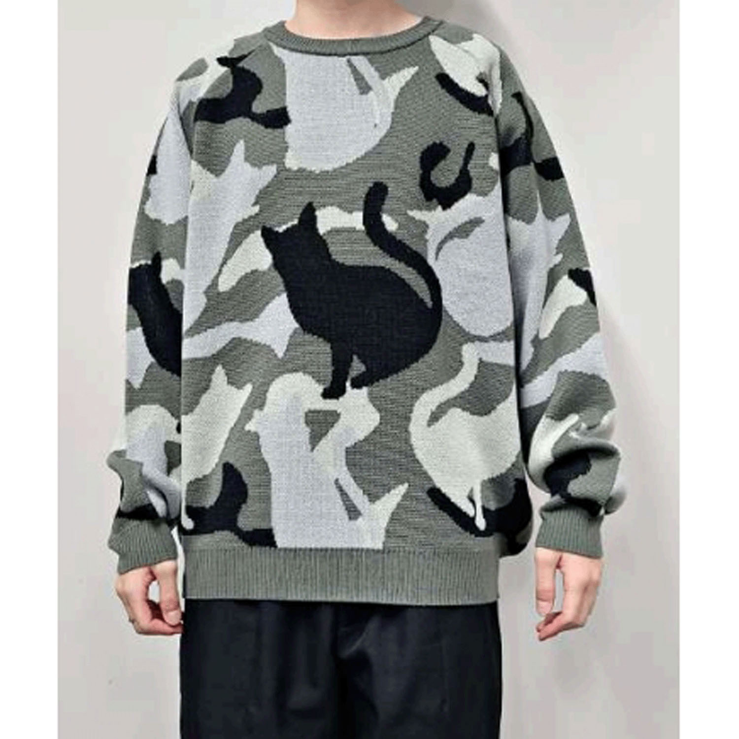 CORISCO Animal Village カモフラネコセーター - 画像3