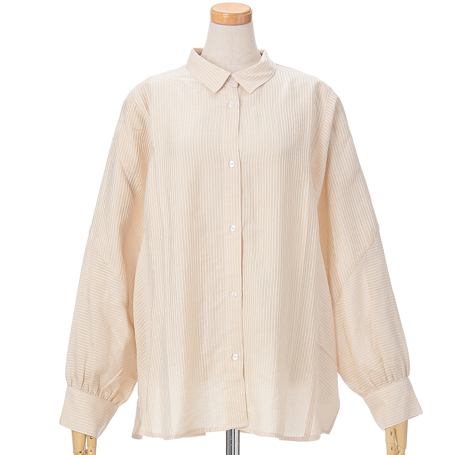 【Insta Live】MAFRAIS ストライプドビードルマンシャツ - 画像10