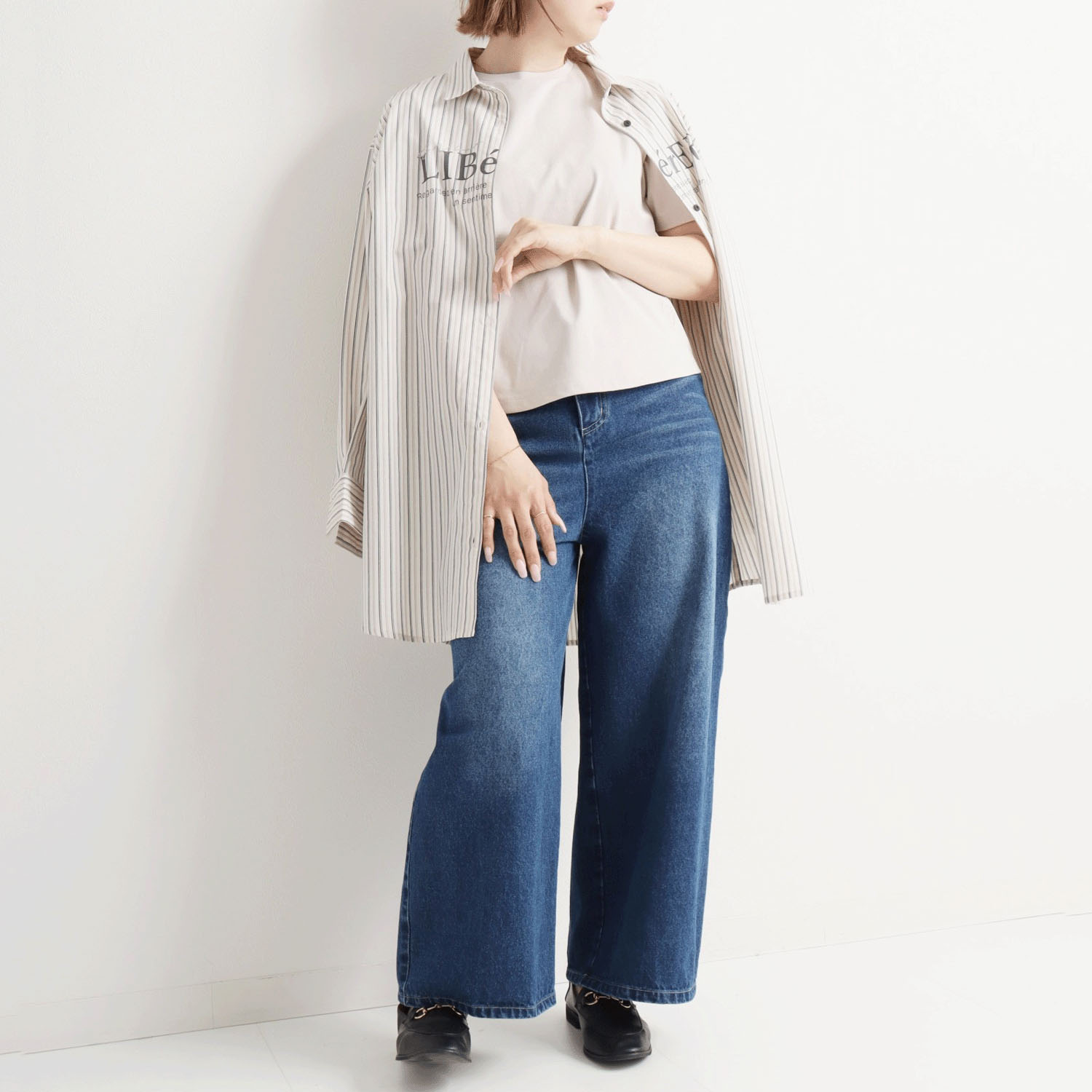 MAFRAIS アイスリブBASIC 5分袖Tee - 画像6