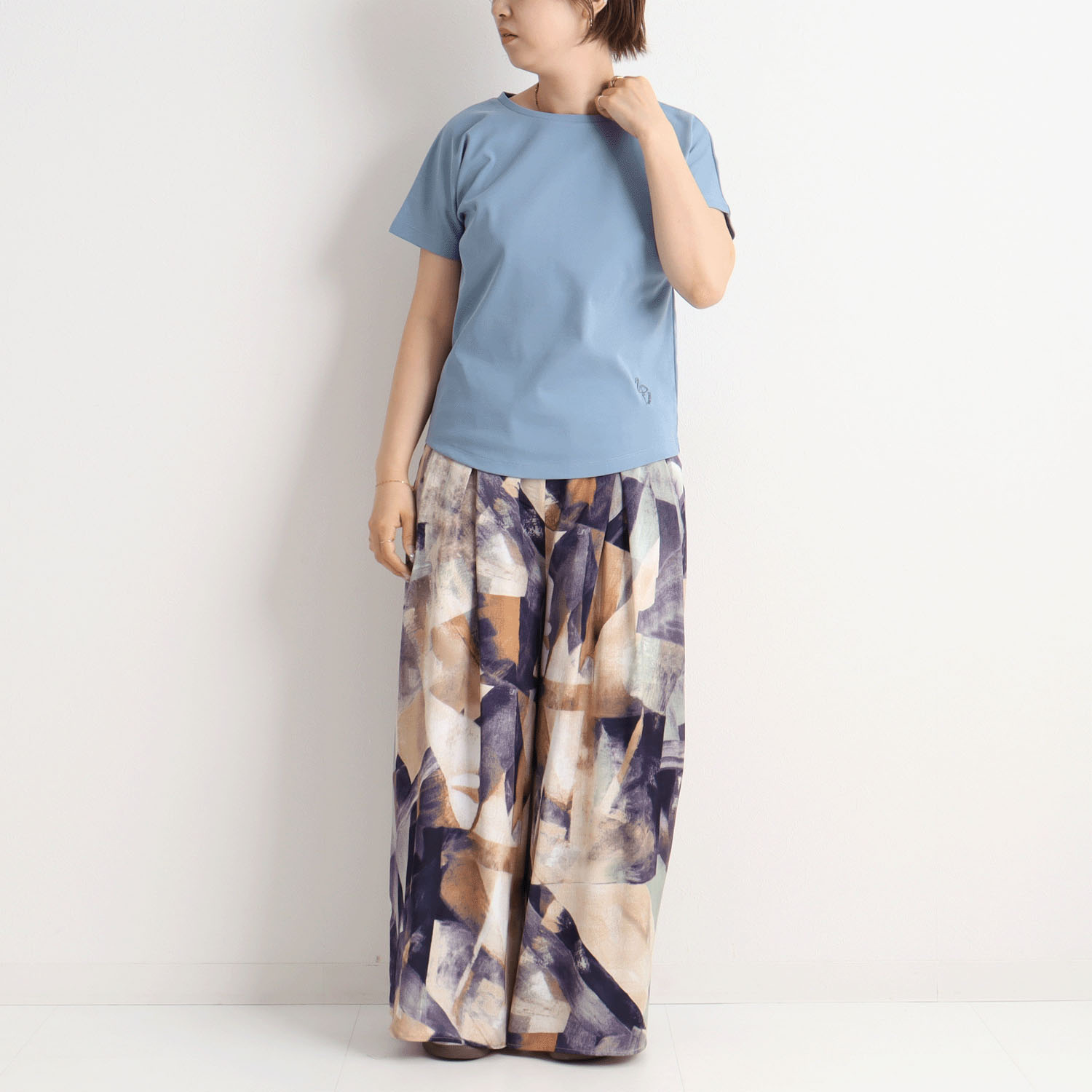 【Insta Live】MAFRAIS フラワープリントタックスカーチョ - 画像9