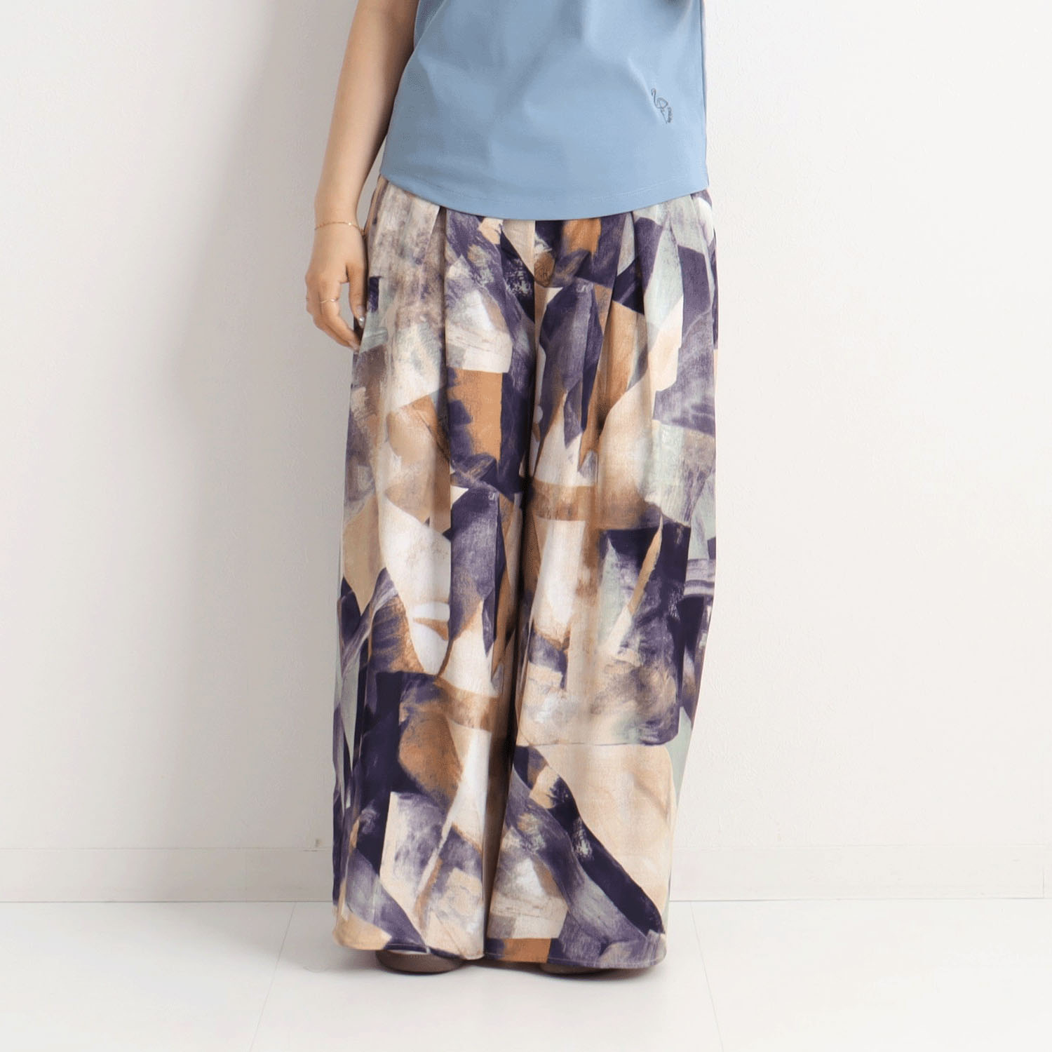 【Insta Live】MAFRAIS フラワープリントタックスカーチョ