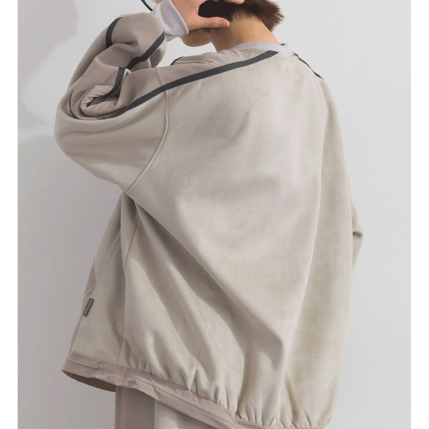 【ETONET限定】iriey フェイクスウェードラインプルオーバー - 画像14