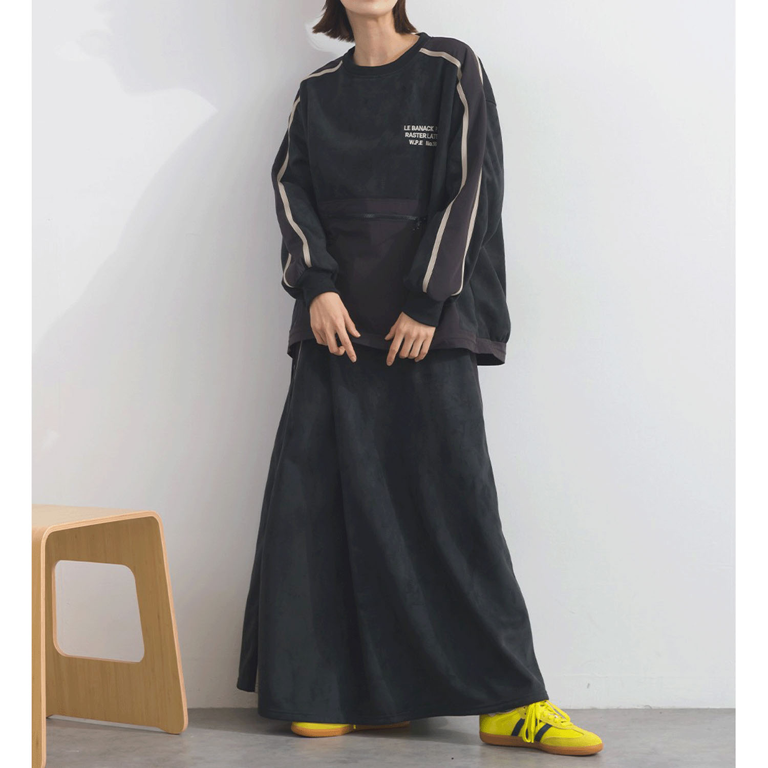 【ETONET限定】iriey フェイクスウェードラインプルオーバー - 画像6