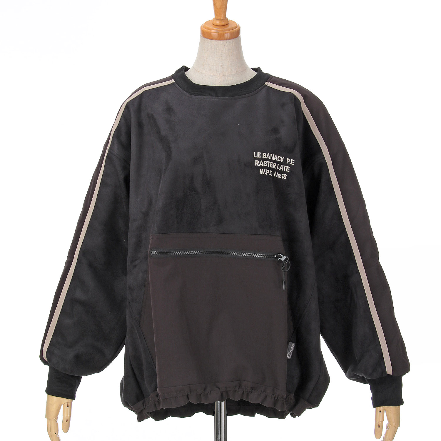 【ETONET限定】iriey フェイクスウェードラインプルオーバー - 画像9