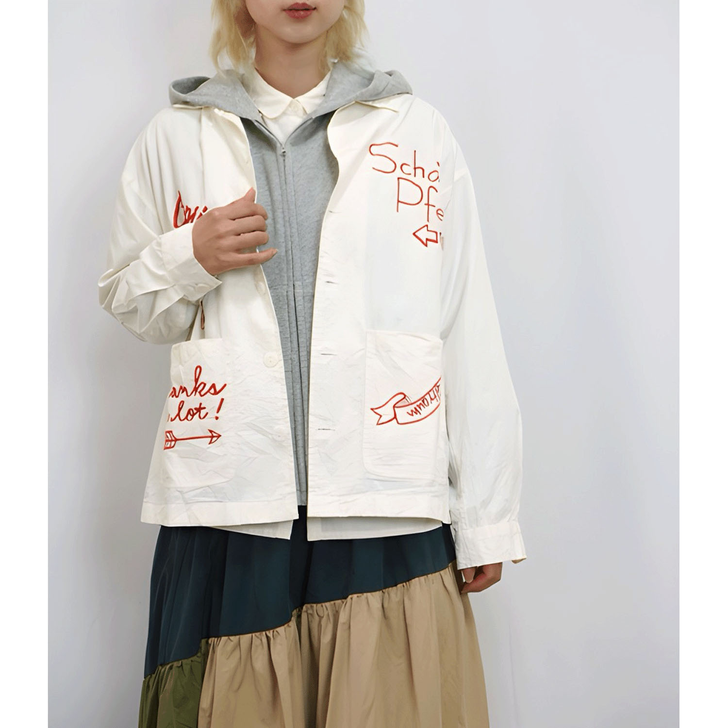 fu－dueka：： 刺繍カバーオール - 画像2