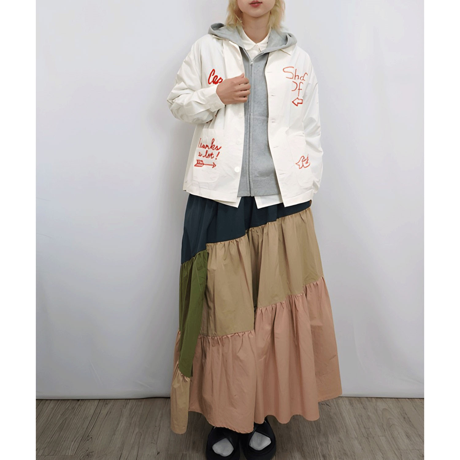 fu－dueka：： 刺繍カバーオール - 画像5