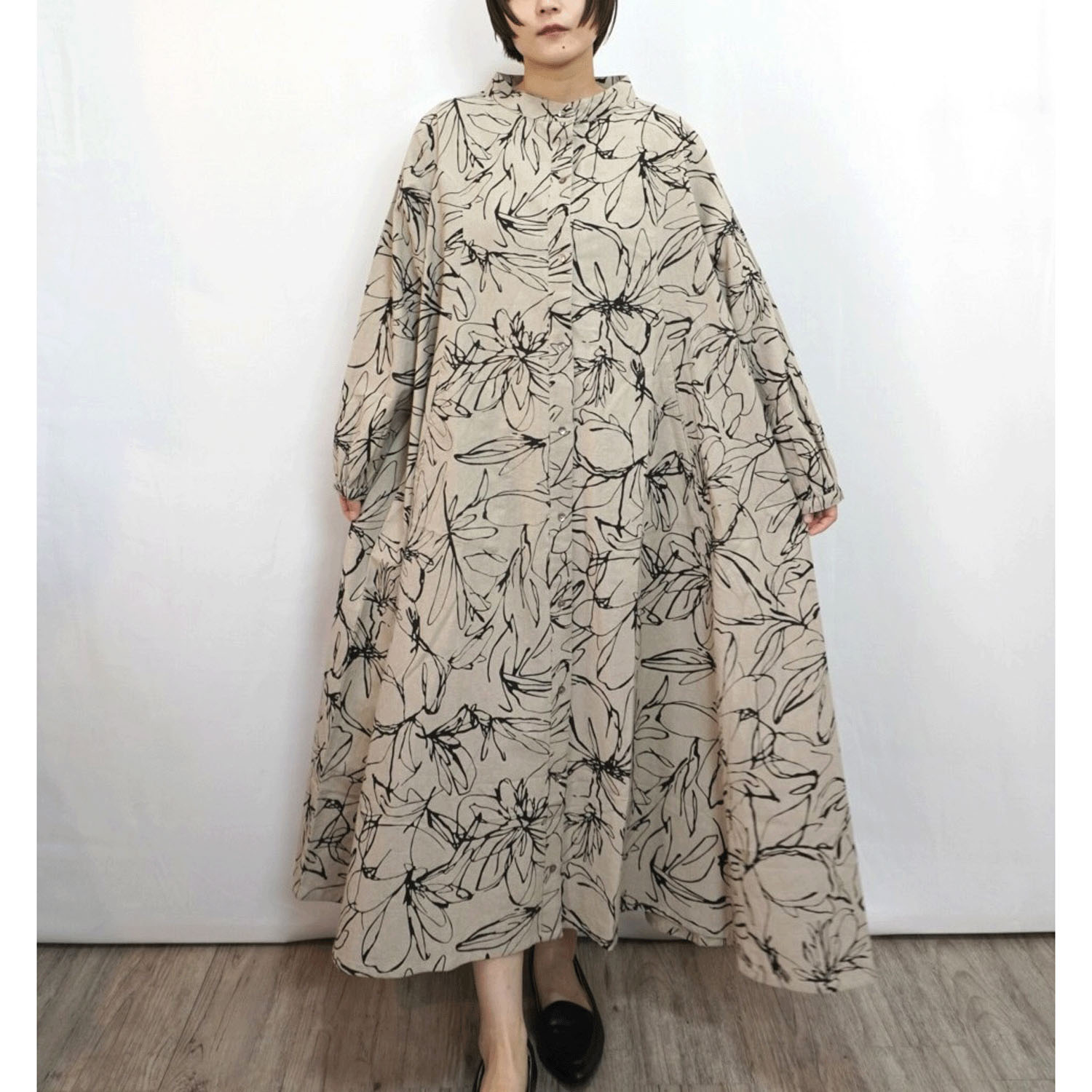 fu－dueka：：花柄ワンピース