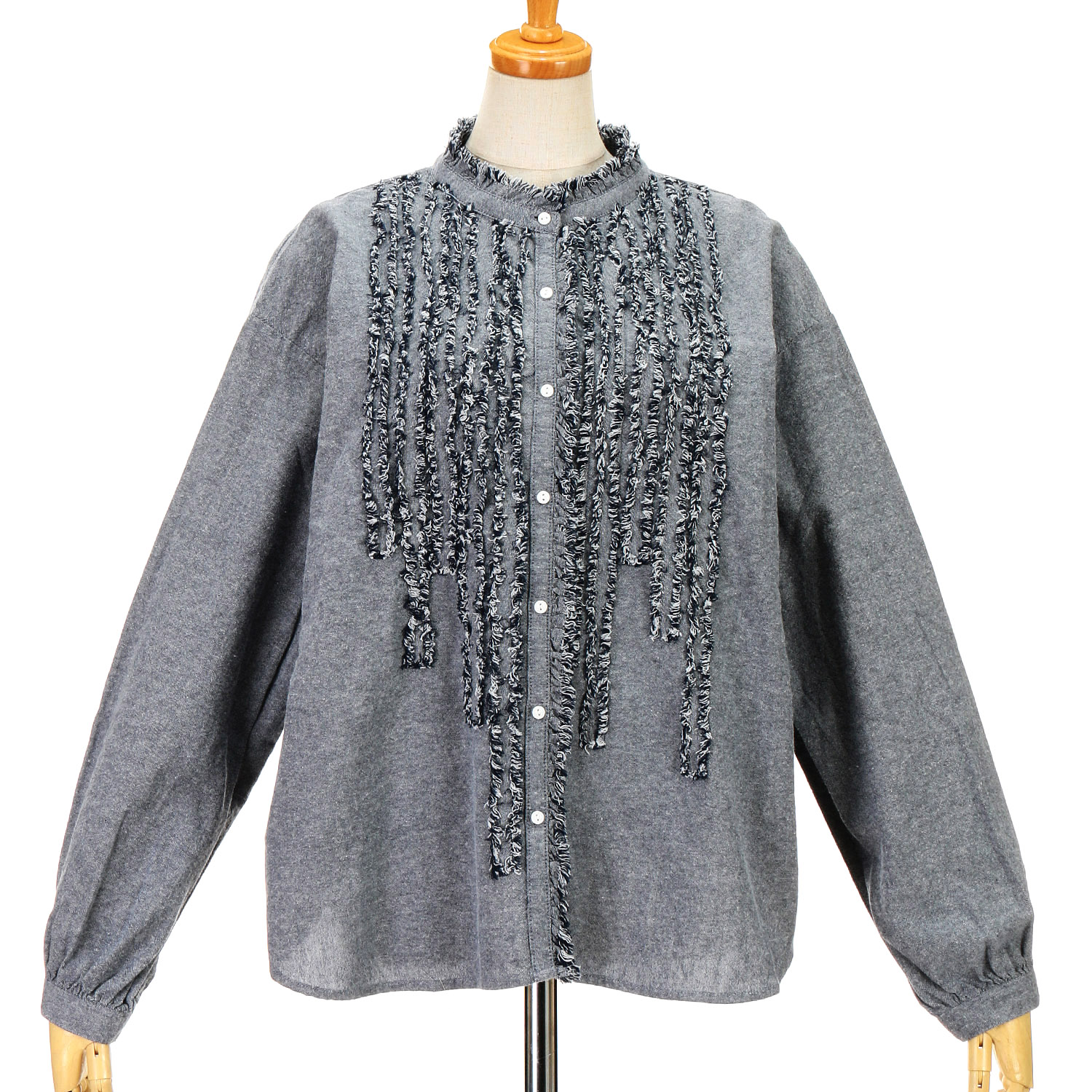 fu－dueka：：オックスフリンジシャツ - 画像2