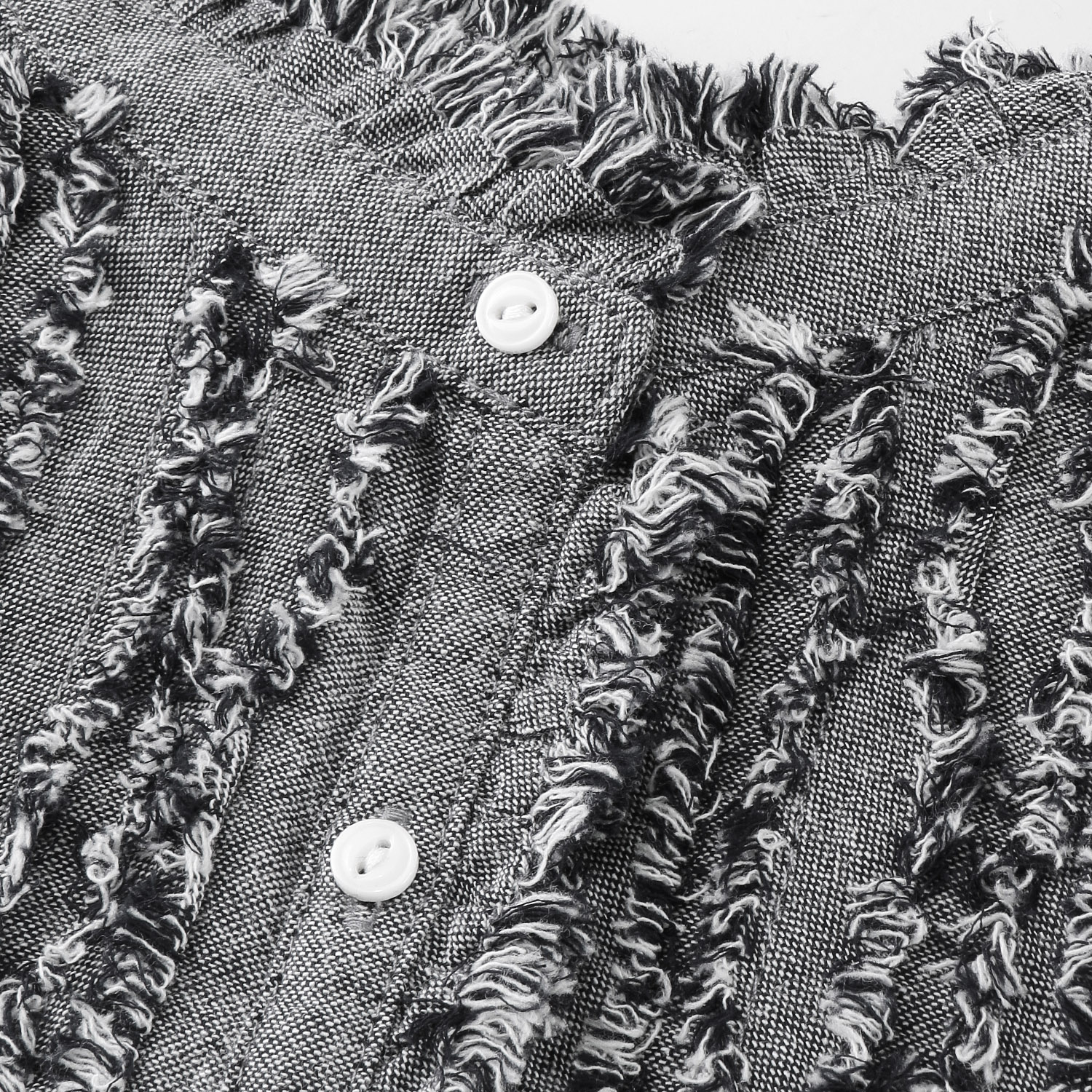 fu－dueka：：オックスフリンジシャツ - 画像4