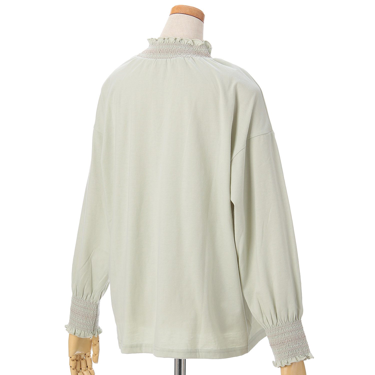 le colis TC天竺スモッキング刺繍プルオーバー - 画像6