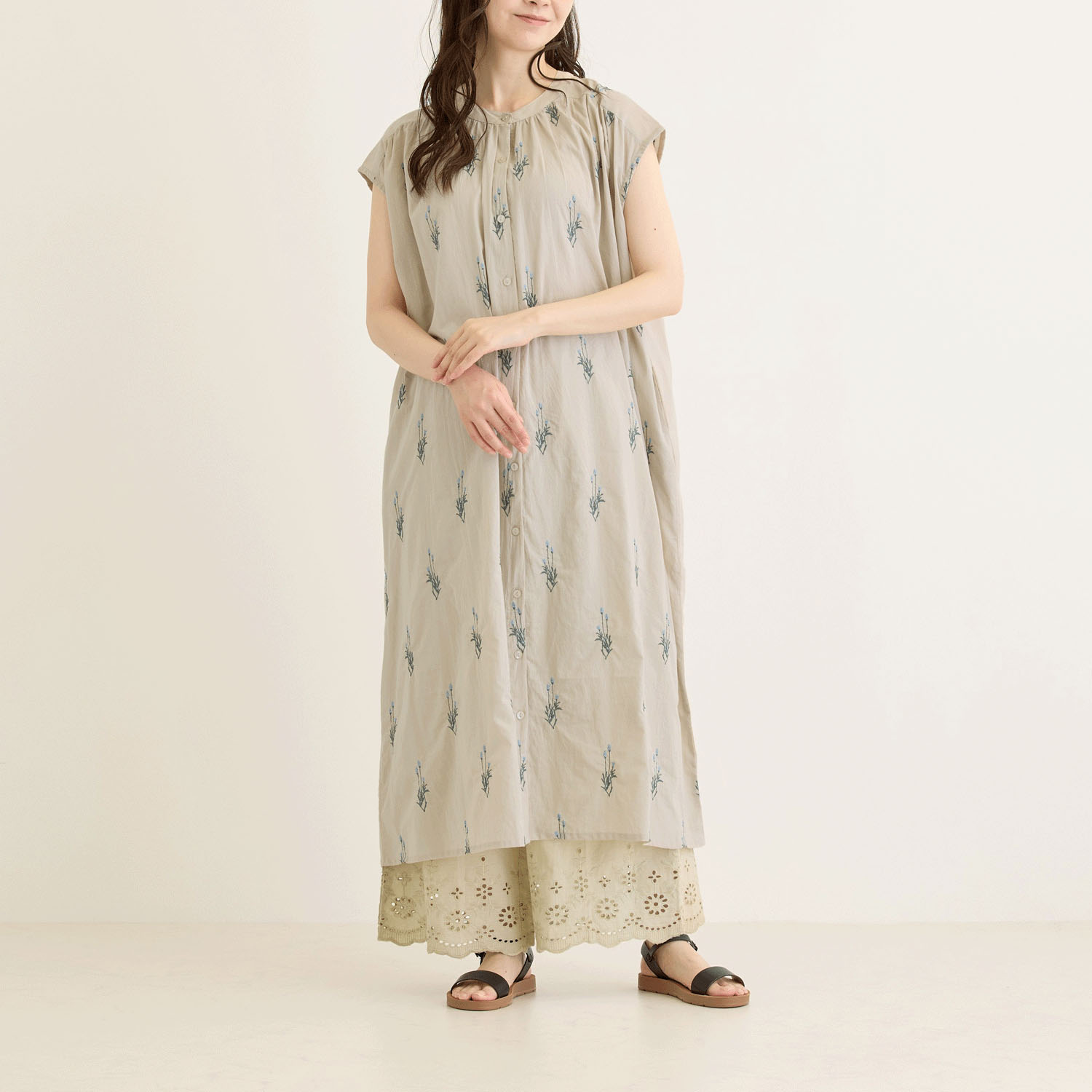 【お取寄せ】PORINA ワンピース ラベンダー - 画像4