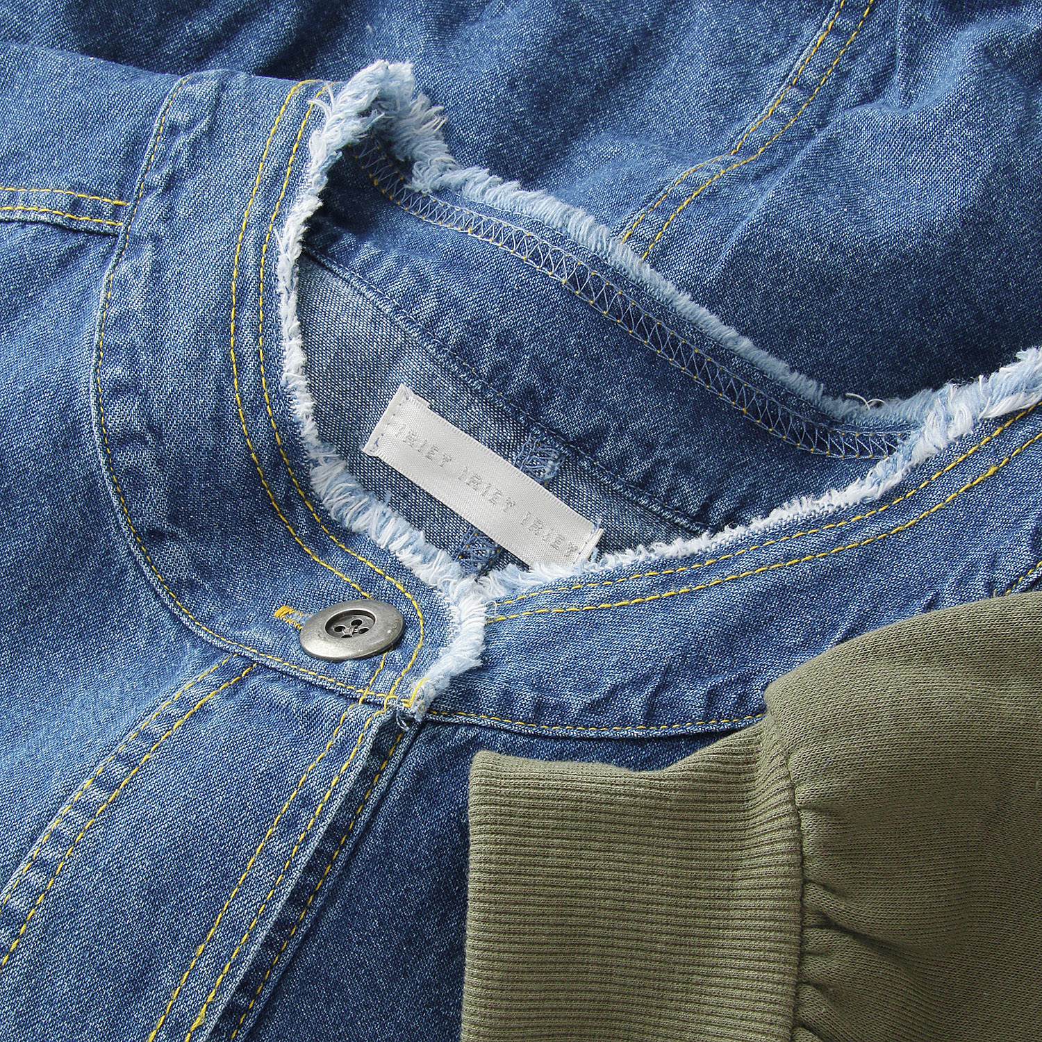 【ETONET限定】 iriey  裏毛Xデニムクル－カーデ - 画像26