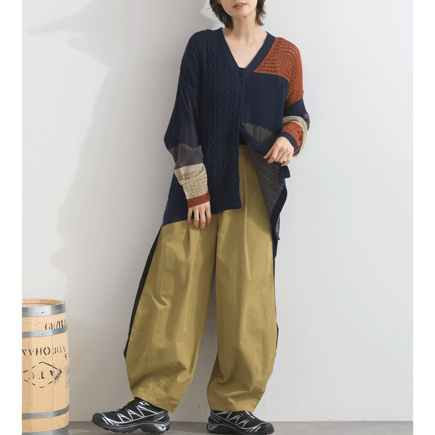 【ETONET限定】 iriey 脇タックコクーンパンツ - 画像16