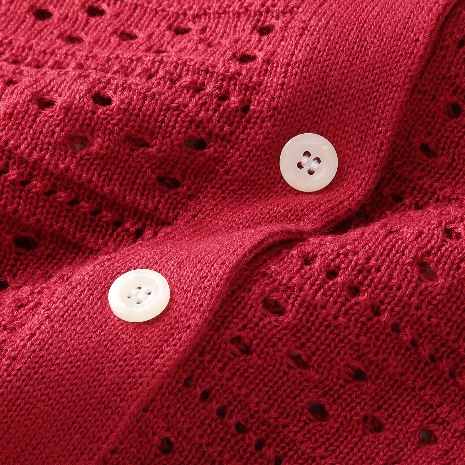 【ETONET限定】iriey 2WAY透かし編みカーデ - 画像22