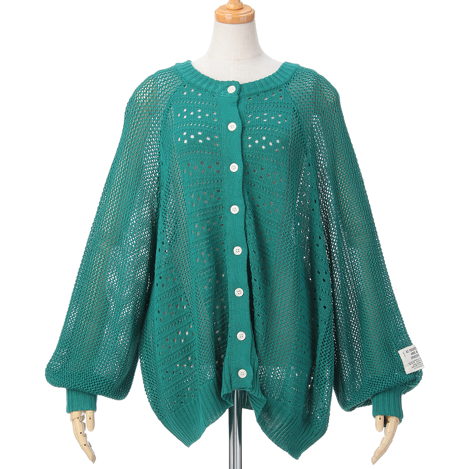 【ETONET限定】iriey 2WAY透かし編みカーデ - 画像32