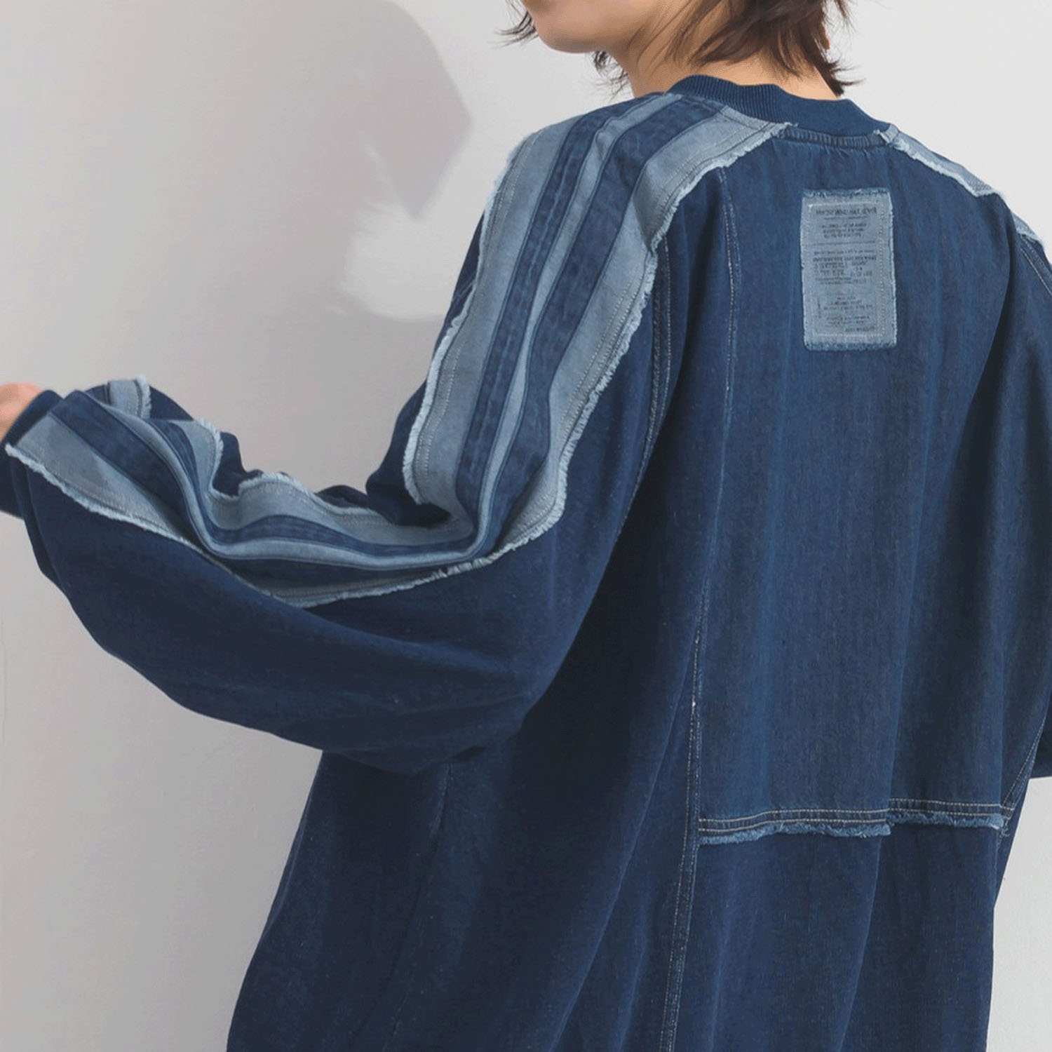 【ETONET限定】iriey 裏毛インディゴ染めラインPO - 画像17