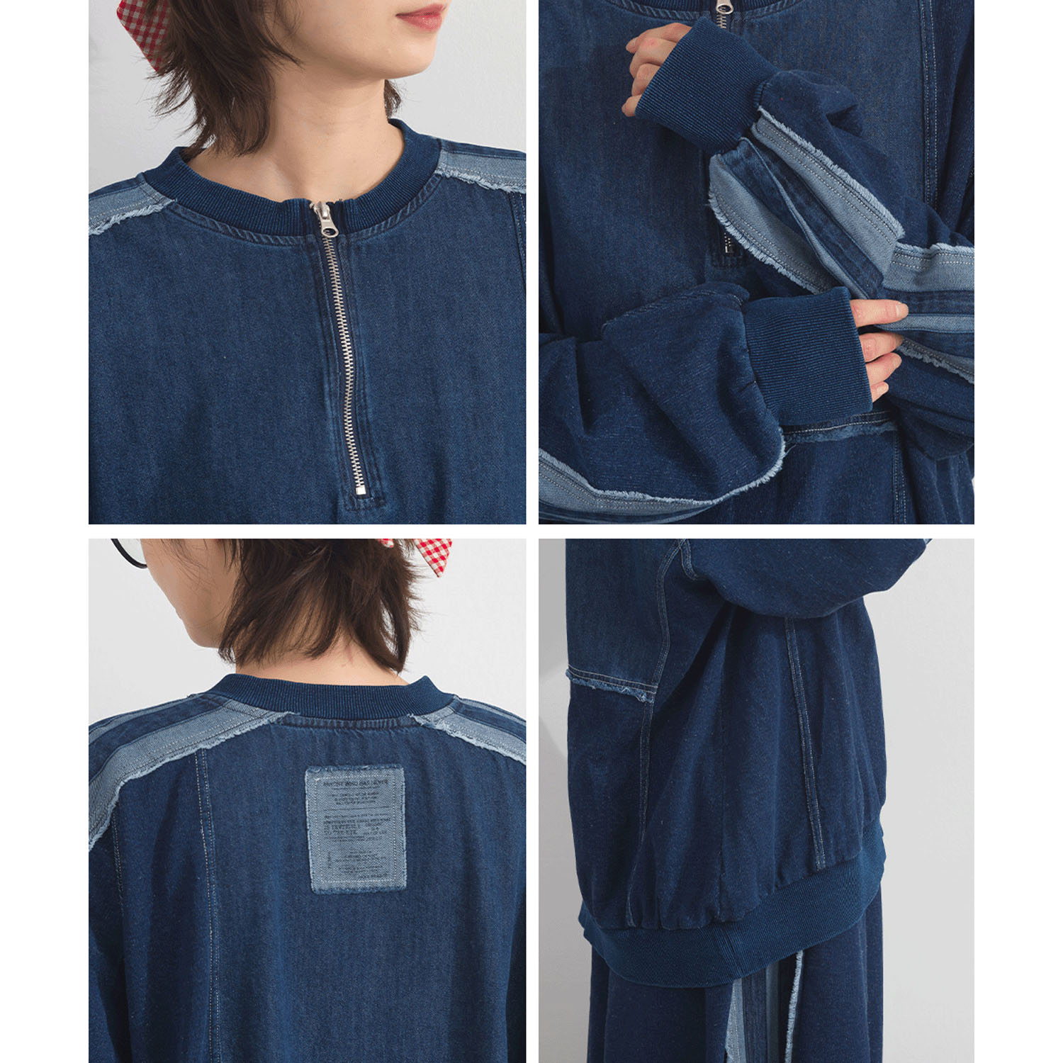 【ETONET限定】iriey 裏毛インディゴ染めラインPO - 画像21